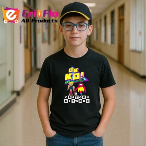 Tricou Ok ko sa fim eroi tineri eroi care invata sa lupte cu raul, Copii | Dama | Barbat , tricou negru