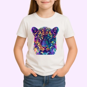 Tricou Pantera colorata in stil pop art Copii | Dama | Barbat - Img 4
