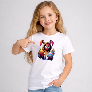 Tricou Paste Spiderman Iepuras Hoodie Paste Oua Colorate, din bumbac 100%, tricou alb, Copii | Dama | Barbat