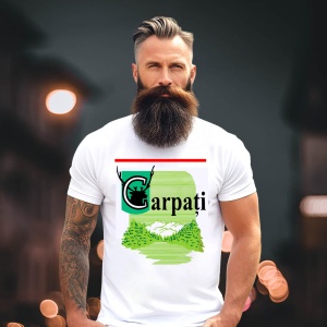 Tricou pentru bărbați cu logo-ul tigarilor - Carpati