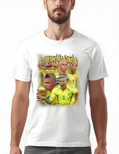 Tricou pentru bărbați - O Fenômeno - Ronaldo Nazário, Legenda Braziliei, Campion Mondial