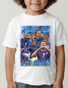 Tricou pentru copii - Allez Les Bleus - Campioni, Franța, Echipa Națională - Img 2