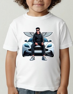 Tricou pentru copii - Aston Martin Wings - Lux și Putere - Img 2
