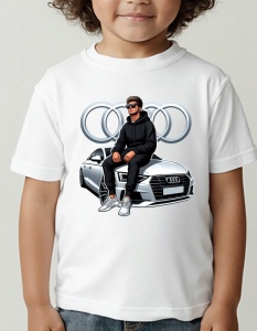 Tricou pentru copii - Audi Prestige - Putere și Rafinat