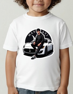 Tricou pentru copii - Maserati Prestige - Eleganță și Performanță - Img 2