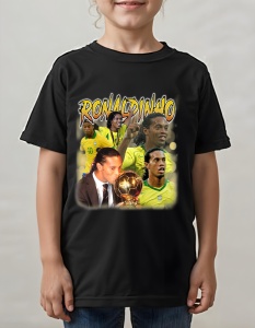 Tricou pentru copii - Ronaldinho - Samba, Fotbalist, Magician - Img 2