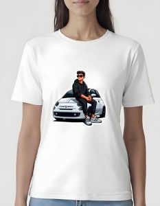 Tricou pentru dama - Fiat Minimalist - Stil Urban și Simplitate - Img 2