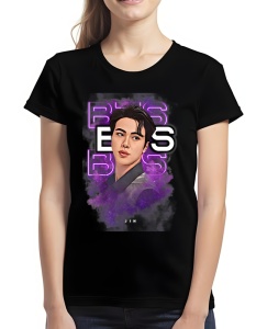 Tricou pentru dama - K-POP - Jin BTS - Stil clasic, tricou de idol, Jin BTS premium look. - Img 2