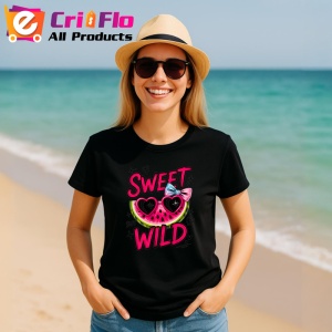 Tricou Pepene Dulce dar salbatica, Fructe, Copii | Dama, culoare negru - Img 11