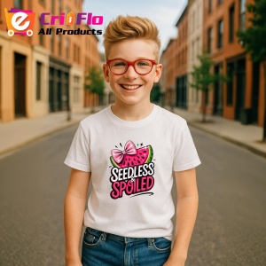 Tricou Pepene Fara samburi si rasfatata, Fructe, Copii | Dama - Img 5