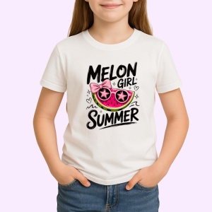 Tricou Pepene Fata vara, Fructe, Copii | Dama