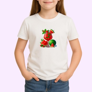 Tricou pepene in pahar - Copii | Dama | Barbat