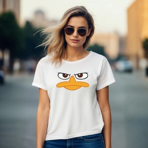 Tricou Perry Gangsta Tricou Alb - Copii | Dama | Barbat - Img 8