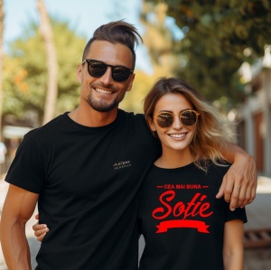 Tricou personalizat dama Cea mai buna Sotie! - Img 2