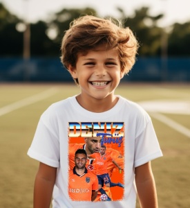 Tricou personalizat pentru copii cu fotbalistul Deniz Turuc - Img 2