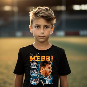 Tricou personalizat pentru copii Lionel Messi Argentina - Img 5