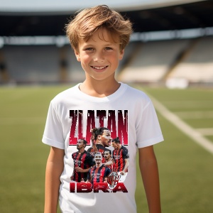 Tricou personalizat pentru copii Zlatan Ibrahimovic Fotbalist - Img 2
