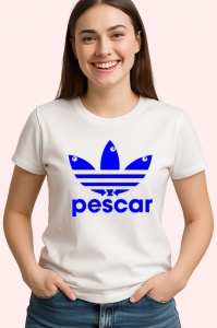 Tricou pescar mesaj glumet cu logo stilizat, Copii | Dama | Barbat - Img 3