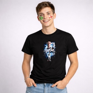 Tricou Phil Foden England World Cup Fifa 2026, din bumbac 100%, tricou negru, Copii | Dama | Barbat