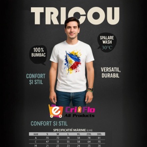 Tricou Philippines Steag Splash Art, Copii | Dama | Barbat - Img 6