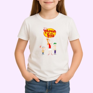 Tricou Phineas and Ferb baieti inventivi care isi petrec vara cu experimente geniale, Copii | Dama | Barbat - Img 3