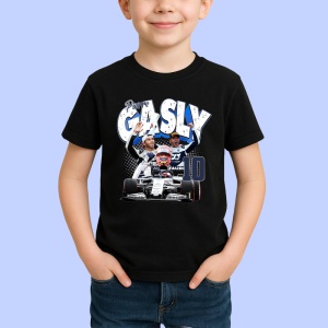 Tricou Pierre Gasly Podium Masina Si Echipa Alfatouri Formula 1, Copii | Dama | Barbat - Img 2