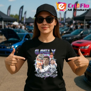 Tricou Pierre Gasly Postere Formula 1 Costum Alb Si Masina, Copii | Dama | Barbat - Img 7