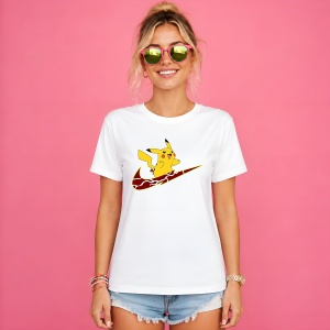 Tricou Pikachu Lightning Bolt Logo Urban Pokemon Streetwear, din bumbac 100% Copii | Dama | Barbat - Img 3