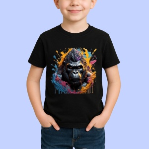 Tricou Pisici curcubeu cu inima roz fundal alb Copii | Dama | Barbat, culoare negru - Img 4
