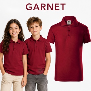 Tricou Polo Copii pentru Uniformă Școlară, Fete și Băieți, cu Guler - Img 16