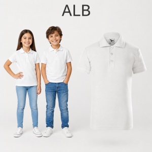 Tricou Polo Copii Tip Tommy, cu Guler, pentru Școală, Fete și Băieți, 4–12 Ani - Img 11
