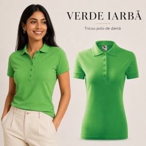Tricou Polo Damă Malfini 210 Pique, Croială Cambrată, 200 g/m², Mărimi XS–3XL,65% Bumbac, 36 Culori - Img 45
