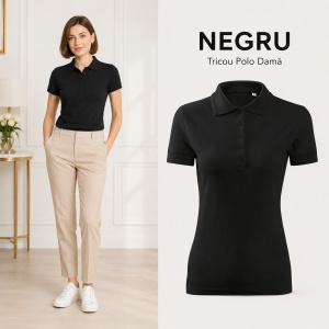 Tricou Polo Damă Malfini Pique Polo Free F10 – 65% Bumbac, 200 g/m², Label Free, XS–2XL - Img 24