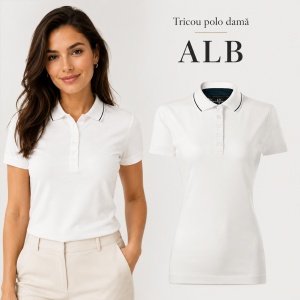 Tricou Polo Damă Malfini Premium 269 Grand, 100% Bumbac Mercerizat, Croială Cambrată, 160 g/m², XS 2XL, 6 Culori - Img 18