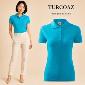 Tricou Polo Damă Pique Polo, Croială Cambrată, 36 Nuanțe, Mărimi XS–3XL - Img 24