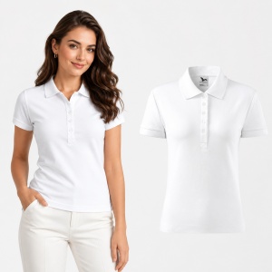 Tricou Polo Damă Slim Fit 100% Bumbac – Casual Office, Guler Polo, XS-2XL | 13 Culori | 216 - Img 12