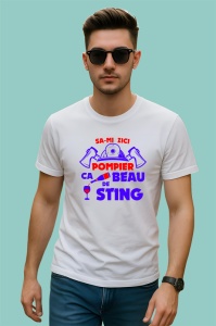 Tricou pompier ca beau de sting mesaj amuzant, Copii | Dama | Barbat - Img 2
