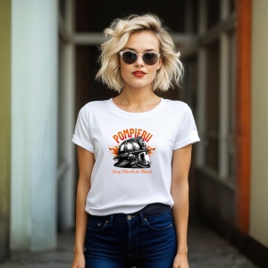 Tricou Pompierii Curaj Dincolo De flacari - Firefighter 1 - Copii | Dama | Barbat - Img 13