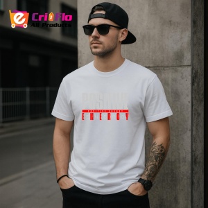 Tricou Positive Energy Text, din bumbac 100%, tricou alb, Dama | Barbat
