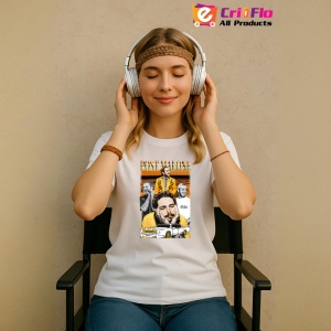 Tricou Post Malone - Yellow Mood, muzica POP, Dama | Barbat | Copii - Img 7