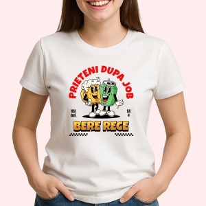 Tricou Prieteni Dupa Job, Bere Rece - Drink Beer - Copii | Dama | Barbat - Img 3