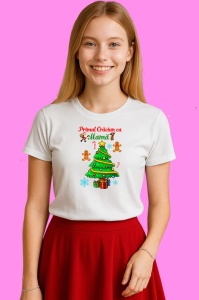 Tricou Primul Craciun Ca Mama 2, din bumbac 100% Copii | Dama | Barbat