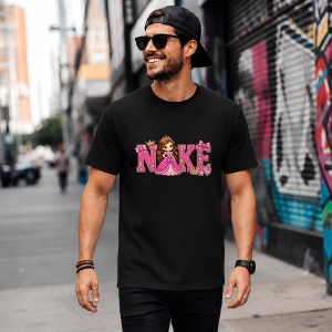 Tricou Printesa Regala Coroana Roz Litere Urban Girl Power, din bumbac 100%, tricou negru, Copii | Dama | Barbat - Img 5