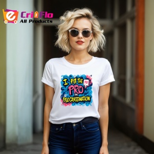 Tricou Pro In Procrastination Text Colorat, Copii | Dama | Barbat - Img 12