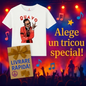 Tricou Quavo - Cartoon Pose, muzica POP, Dama | Barbat | Copii - Img 7