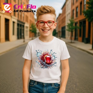 Tricou Rambutan si stropi tropicali, Fructe, Copii | Dama - Img 5