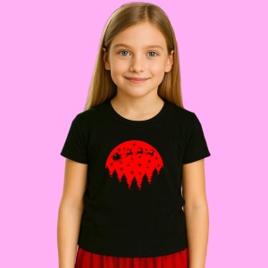 Tricou Red Christmas Tree, din bumbac 100% Copii | Dama | Barbat