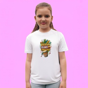 Tricou Rhythm Is My Language Tobe Africane, Copii | Dama | Barbat - Img 3