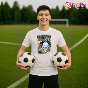 Tricou Ronaldo Cristiano Cash Money The Best - Copii | Dama | Barbat - Img 3