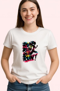 Tricou Run Run Run Silueta Femeie, Copii | Dama | Barbat - Img 3